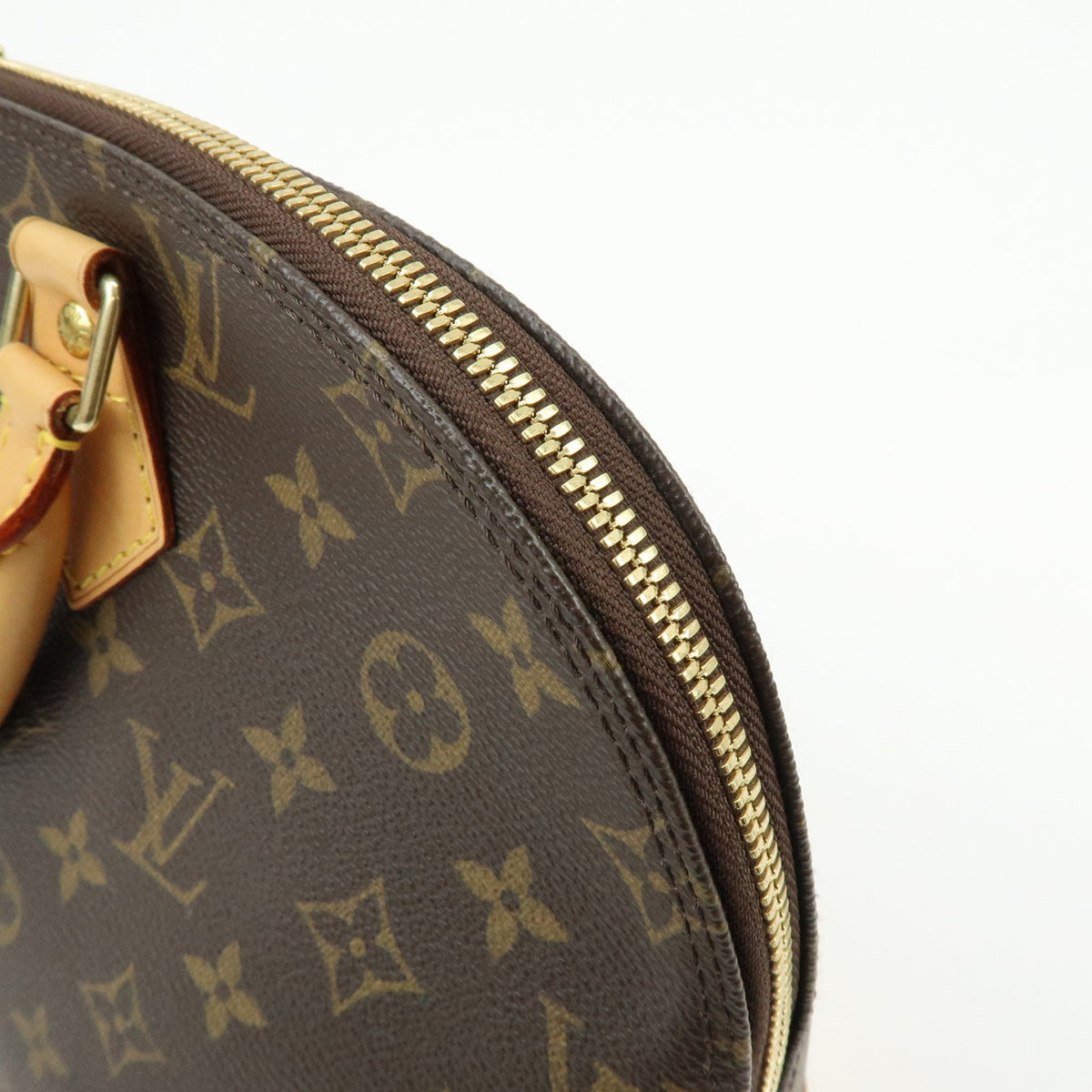Louis Vuitton Alma Monogram Canvas, Brown, Canvas, Handbag