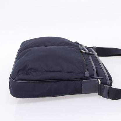 Prada Shoulder Tessuto, Navy, Nylon, Shoulder Bag