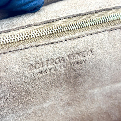 Bottega Veneta Arco Maxi Intrecciato Leather, Black, Leather, Tote Bag