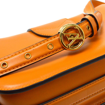 Louis Vuitton LV Pont 9 Leather, Orange, Leather, Shoulder Bag