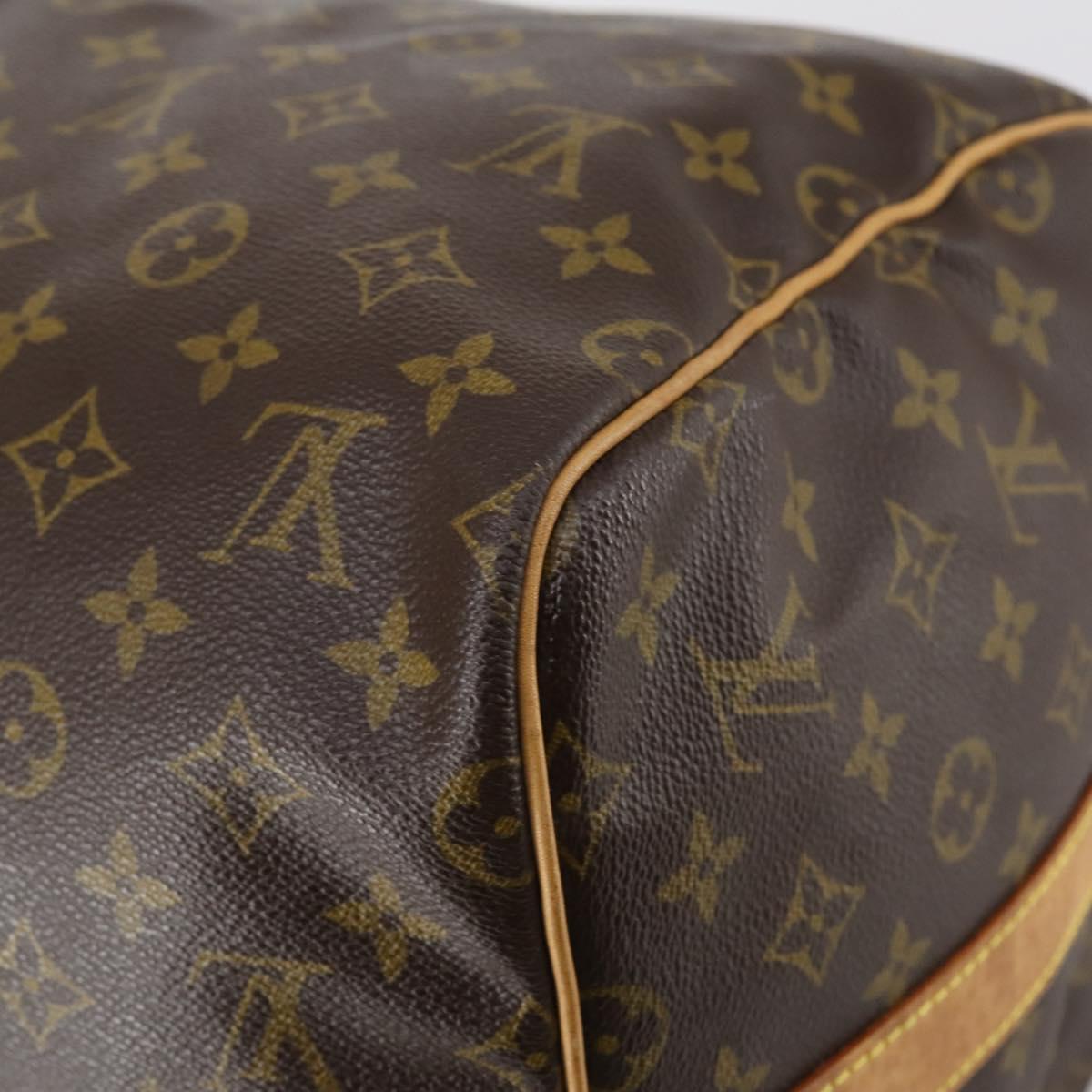 Louis Vuitton Keepall Bag Monogram Canvas, BROWN, CANVAS, Travel bag