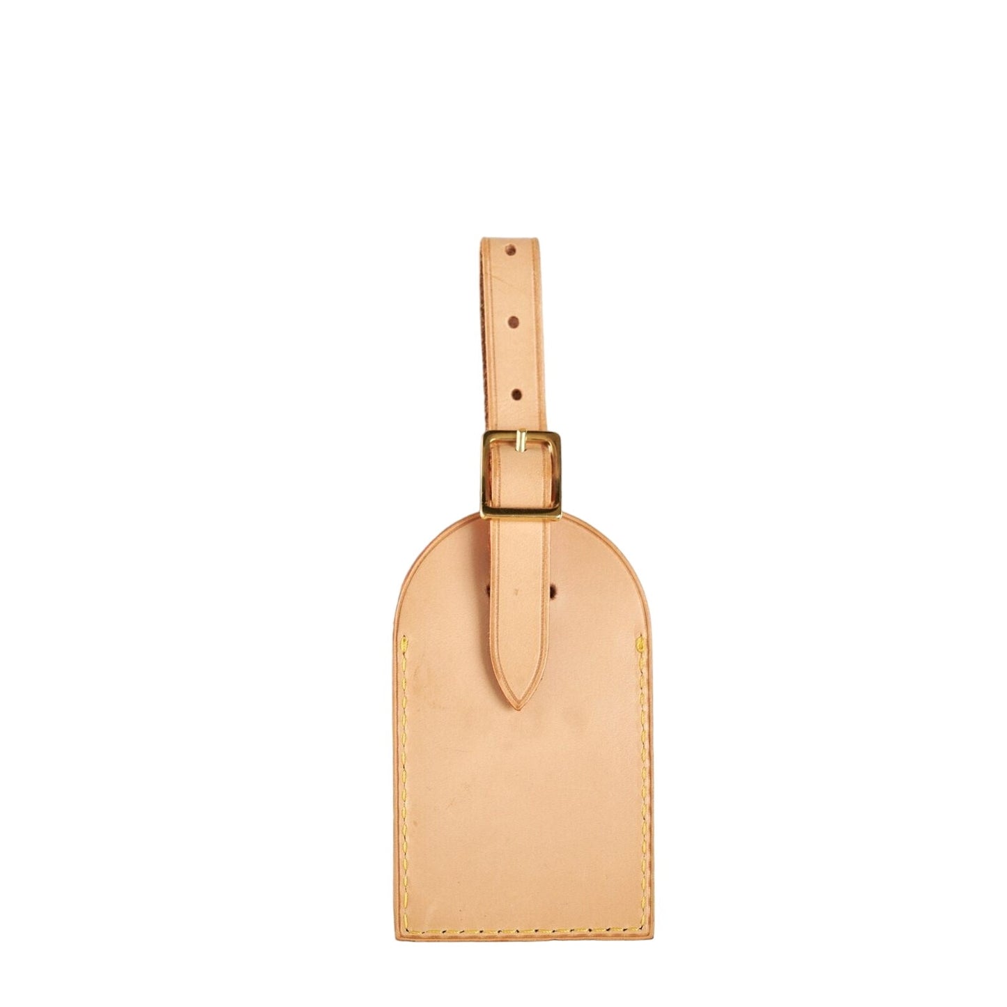 Louis Vuitton Bag Tag Camel Beige Leather