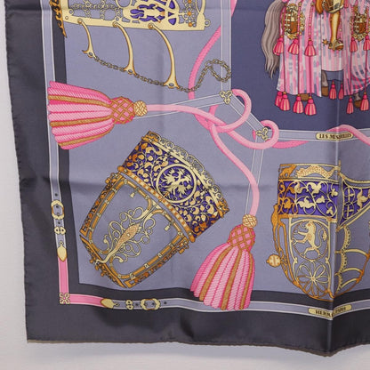 Hermes Carré 90 Silk multicolor, Blue, Silk, Scarf