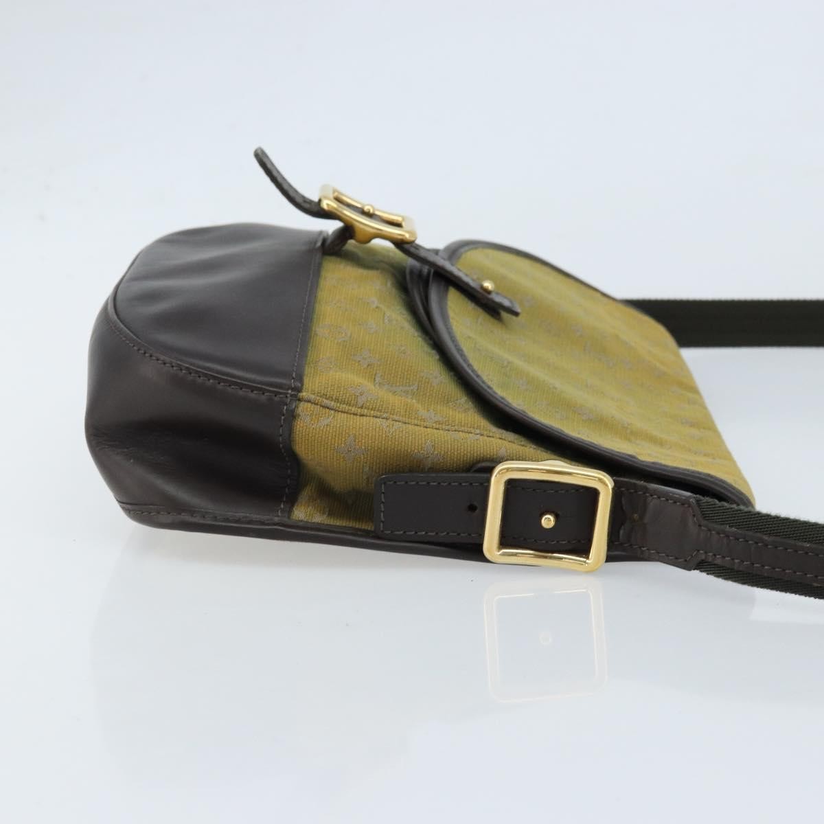 Louis Vuitton Marjorie Mini Lin, Khaki, Canvas, Shoulder Bag