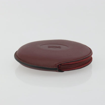 Cartier Must de Cartier Leather, Burgundy, Leather, Wallet