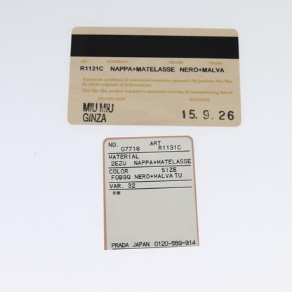 Miu Miu Madras Bowler Bag Matelasse Leather, PINK, LEATHER, Handbag