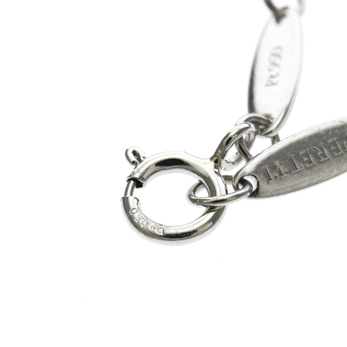 Tiffany & Co. Elsa Peretti Open Heart Pendant Platinum, Silver, Platinum, Necklace