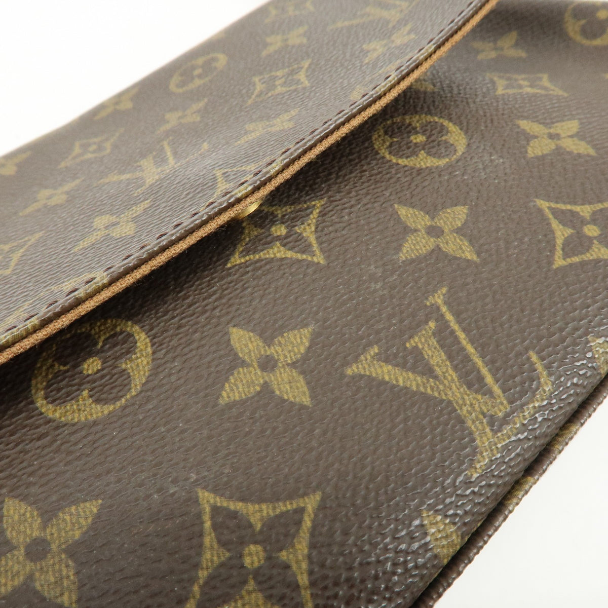 Louis Vuitton Looping Monogram Canvas, Brown, Canvas, Handbag