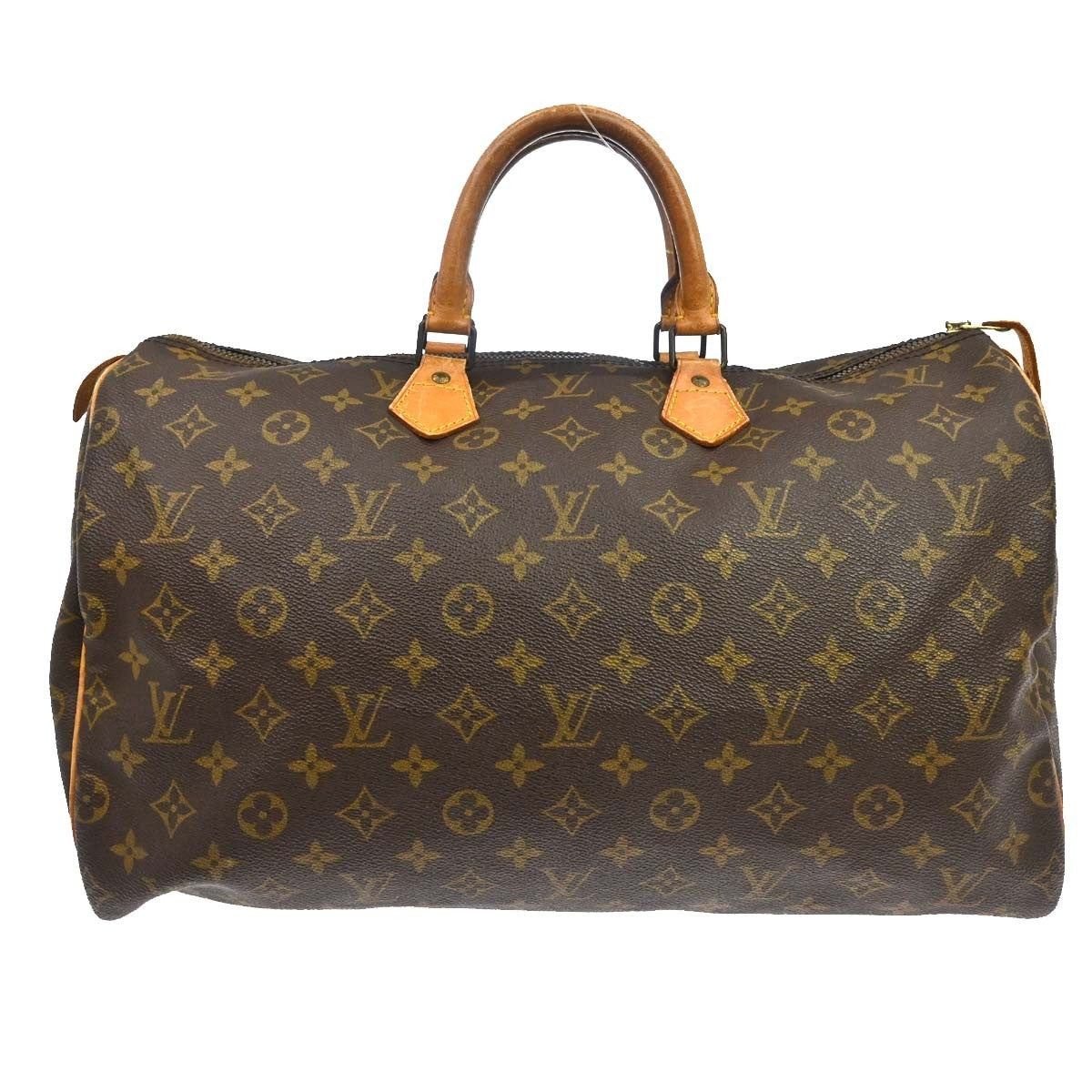 Louis Vuitton Speedy Monogram, Brown, Canvas, Handbag