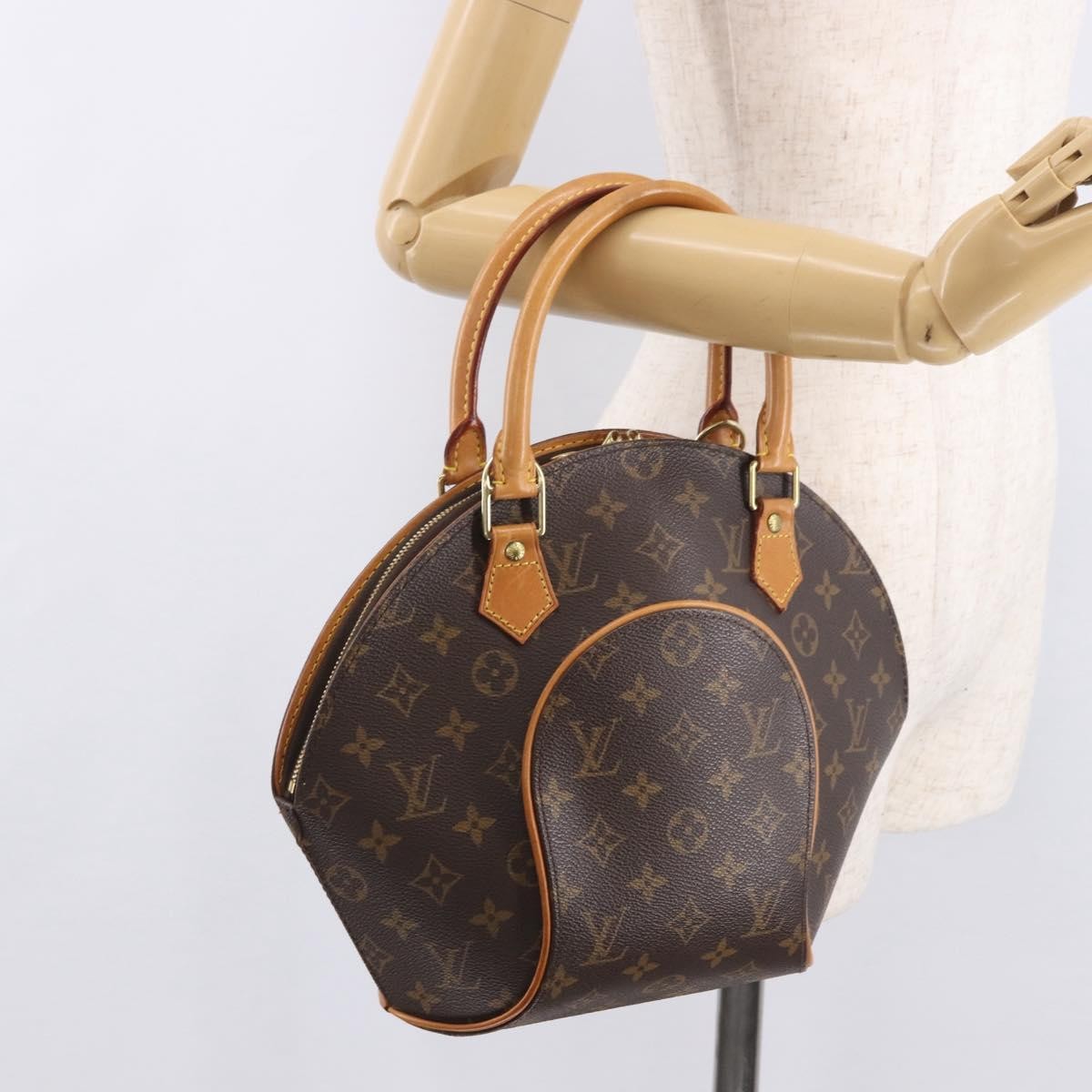 Louis Vuitton Ellipse Monogram Canvas, Brown, Canvas, Handbag