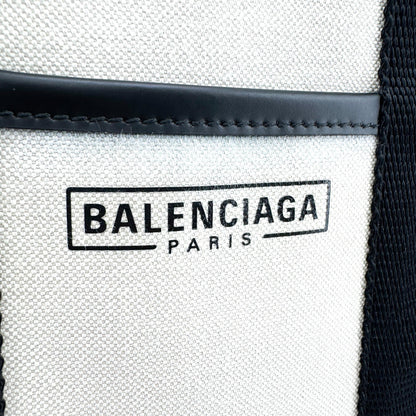 Balenciaga Hardware Canvas, Black, Canvas, Tote Bag