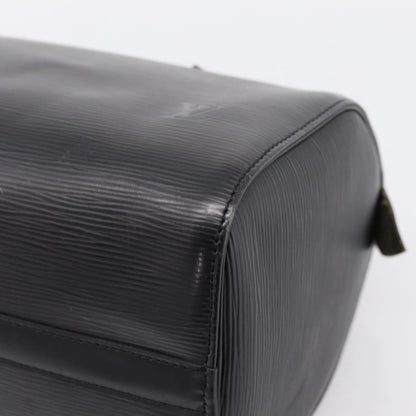 Louis Vuitton Speedy Epi Leather, Black, Leather, Handbag