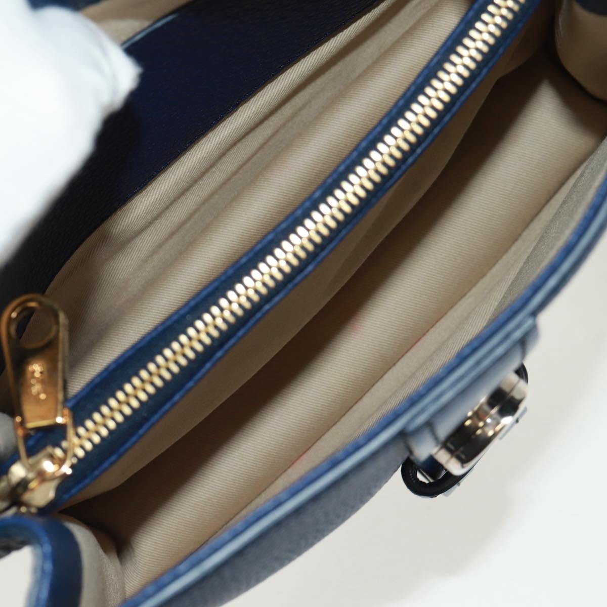 Chloe Aby Day Leather, Blue, Leather, Handbag