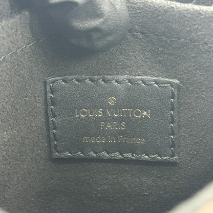 Louis Vuitton Locky Monogram Canvas with Leather, Black, Canvas, Handbag