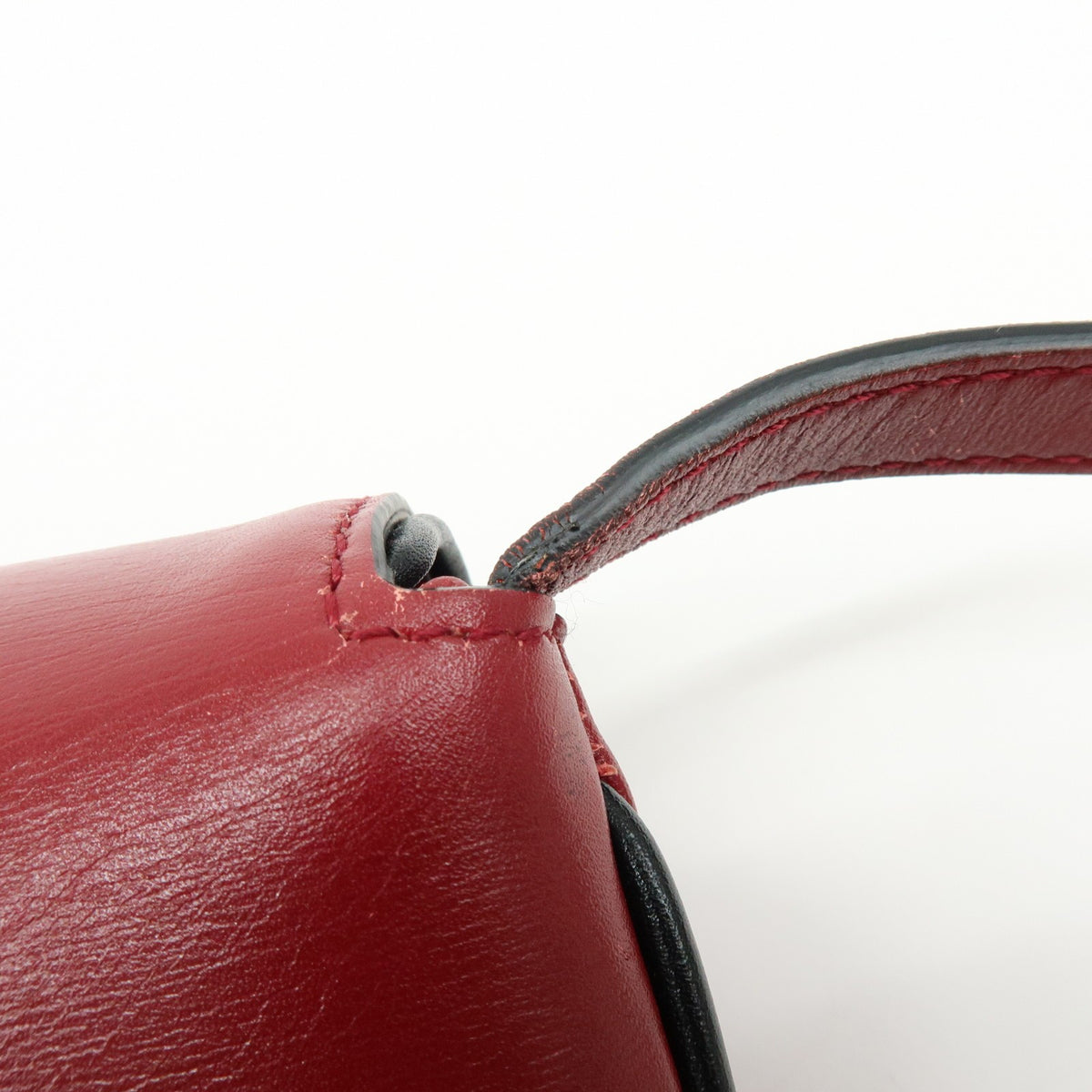 Gucci Arli Leather, Red, Leather, Shoulder Bag