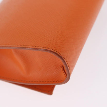 Salvatore Ferragamo Vala Leather, Orange, Leather, Shoulder Bag