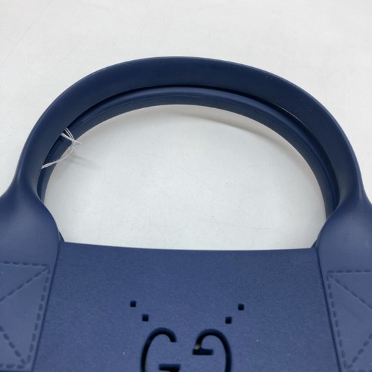 Gucci Miss GG Tote GG Canvas with Leather, Navy, Rubber, Tote Bag