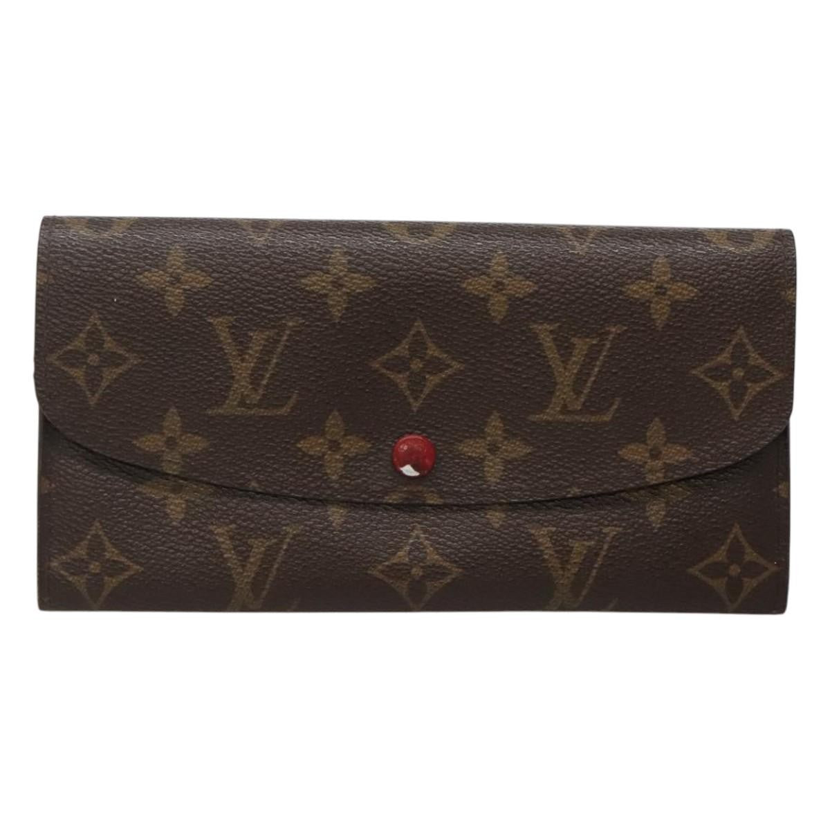 Louis Vuitton Emilie Monogram Canvas, Red, Canvas, Wallet