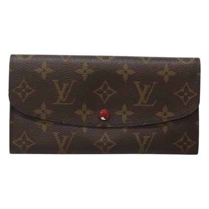 Louis Vuitton Emilie Monogram Canvas, Red, Canvas, Wallet