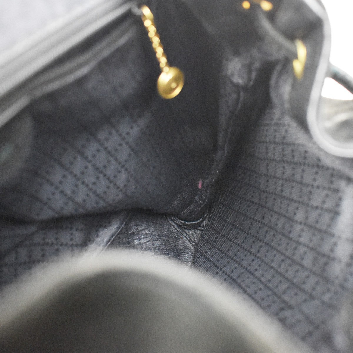 Gucci Vintage Bamboo Suede, Black, Suede, Backpack
