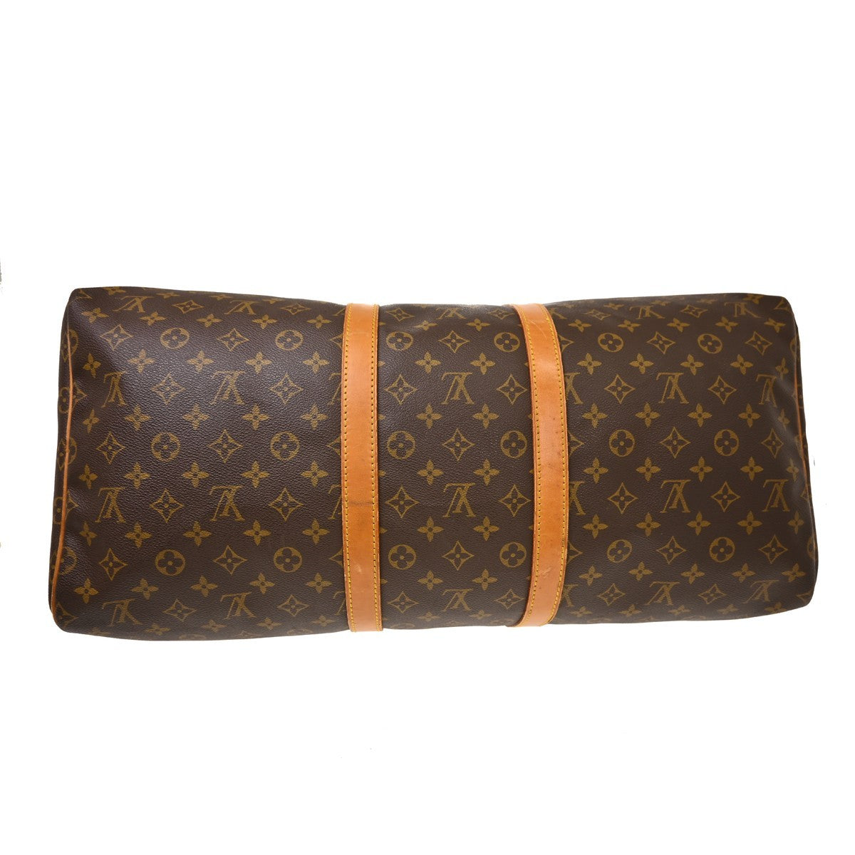 Louis Vuitton Keepall Canvas, Brown, Canvas, Travel Bag