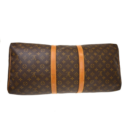 Louis Vuitton Keepall Canvas, Brown, Canvas, Travel Bag