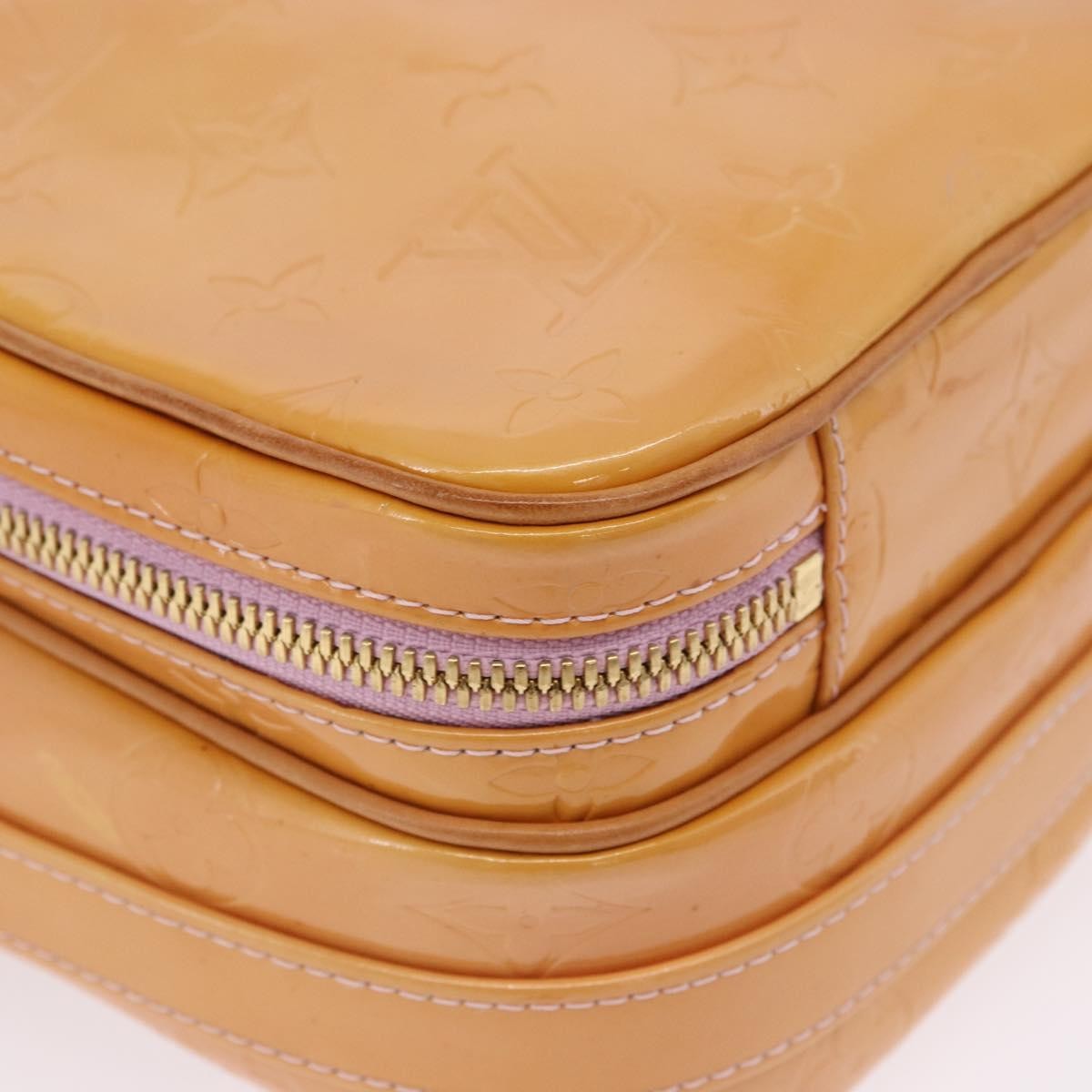 Louis Vuitton Wooster Monogram vernis, Yellow, Patent Leather, Shoulder Bag