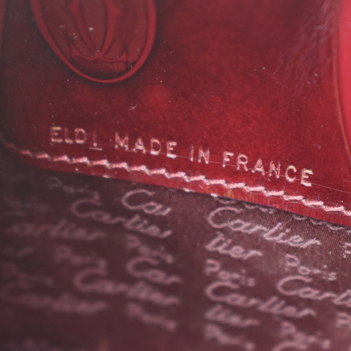 Cartier Happy birthday Patent leather, Burgundy, Patent Leather, Backpack