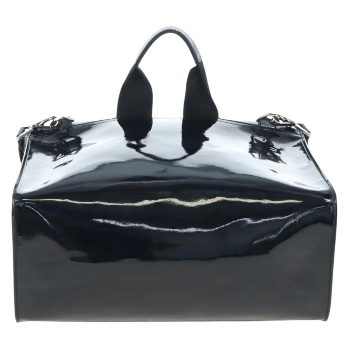 Givenchy Pandora Patent, Black, Patent Leather, Handbag