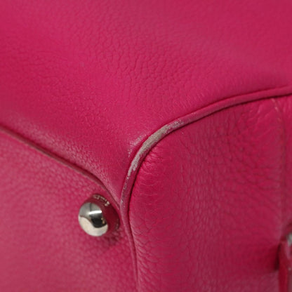 Loewe Vintage Anagram Leather, Pink, Leather, Handbag