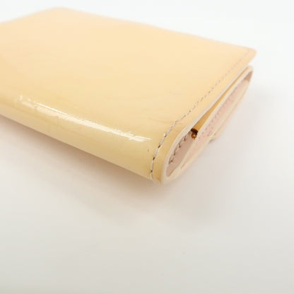 Louis Vuitton Ludlow Vernis, Beige, Patent Leather, Wallet
