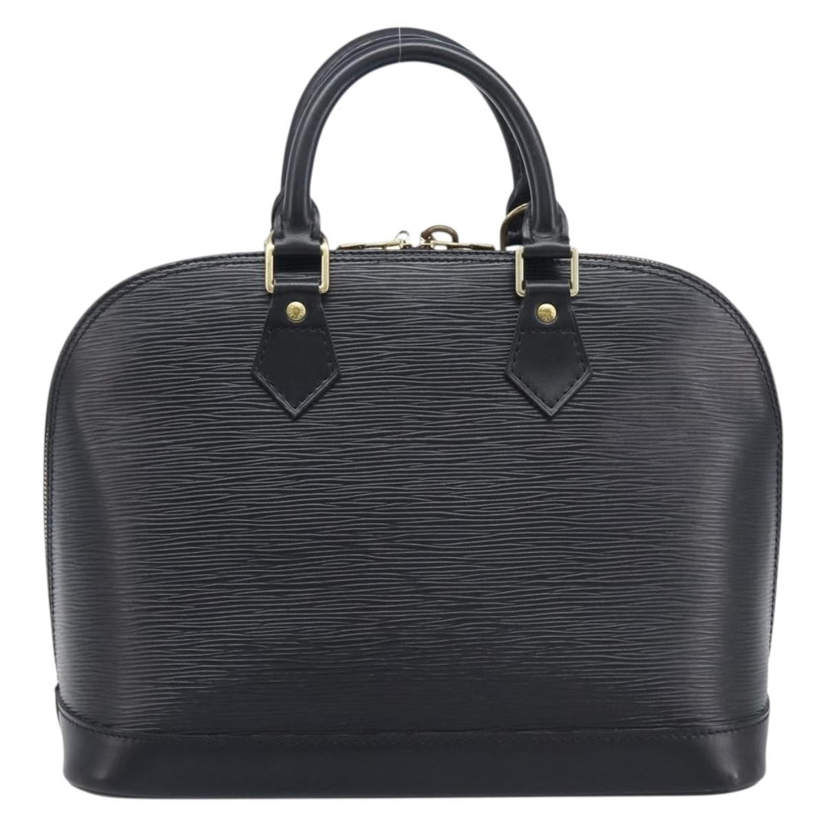 Louis Vuitton Vintage Alma Epi Leather, Black, Leather, Handbag