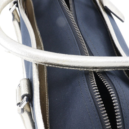 Loewe Amazona, Navy, Canvas, handbag