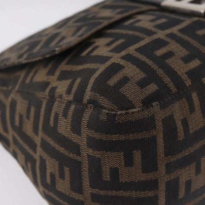 Fendi Zucchino Mamma Baguette Canvas, Multicolour, Canvas, Shoulder Bag
