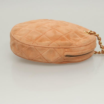 Chanel Vintage Clutch Suede, Orange, Suede, Clutch