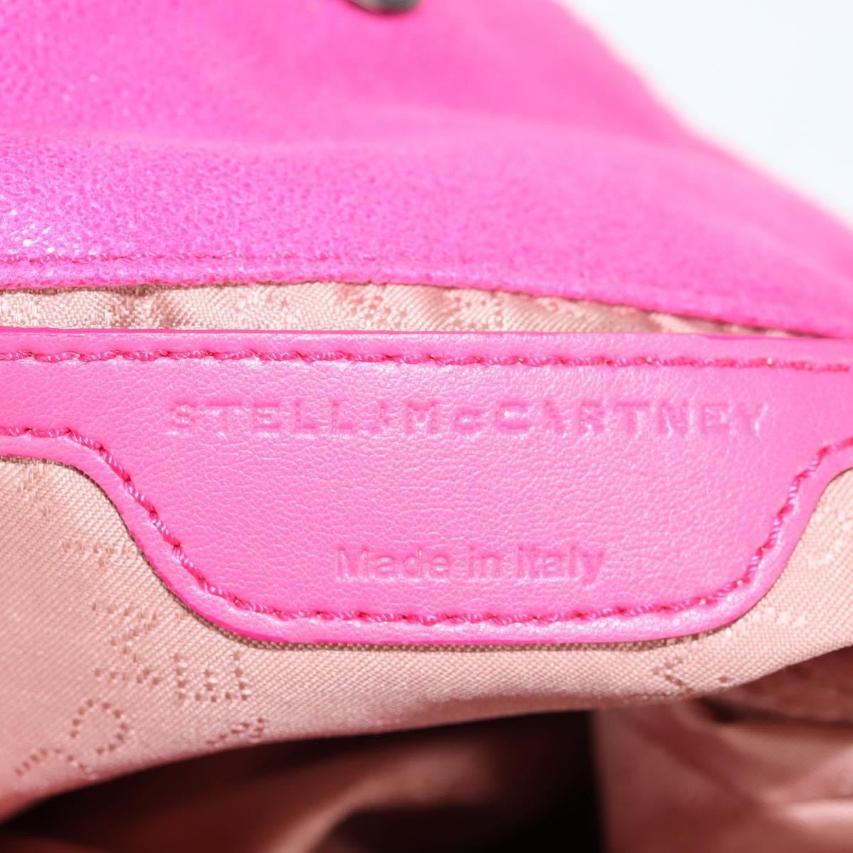 Stella McCartney Falabella Fold Over Suede, Pink, Suede, Shoulder Bag