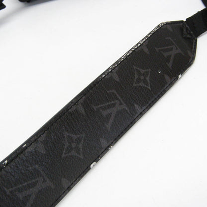 Louis Vuitton Messenger Dark Infinity Leather with Monogram Eclipse Glaze Canvas, Black, Leather, Shoulder Bag