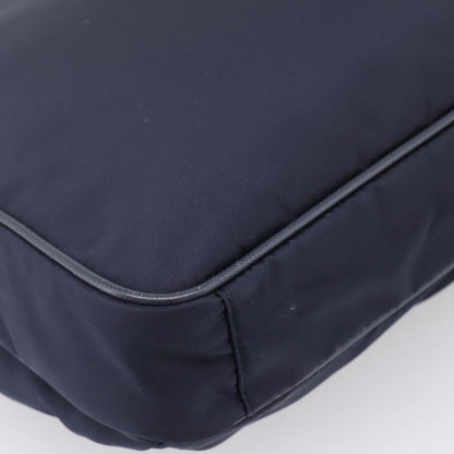 Prada Shoulder Tessuto, Navy, Nylon, Shoulder Bag