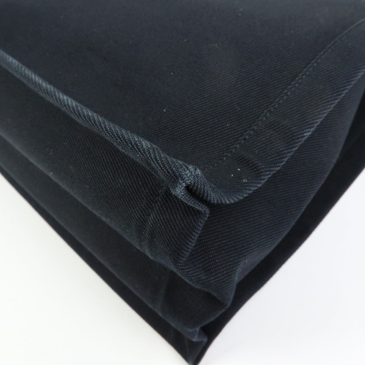 Saint Laurent Rive Gauche Shopper Canvas, Black, Canvas, Tote Bag