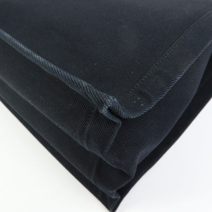 Saint Laurent Rive Gauche Shopper Canvas, Black, Canvas, Tote Bag