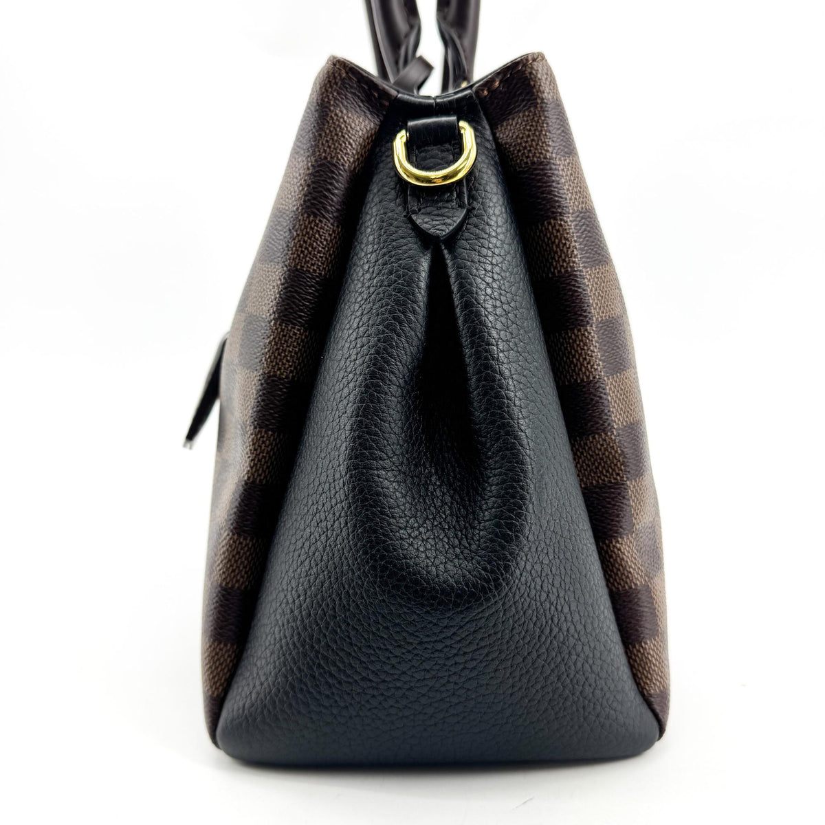 Louis Vuitton Brittany Damier, Brown, Canvas, Handbag