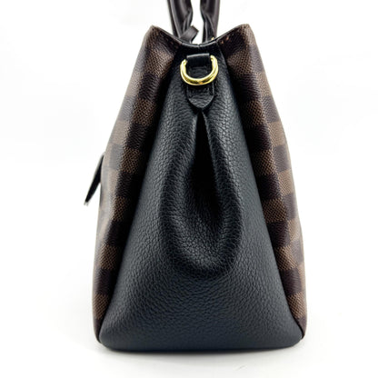 Louis Vuitton Brittany Damier, Brown, Canvas, Handbag