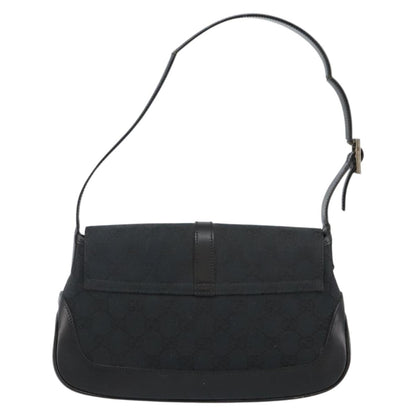 Gucci Vintage Jackie O Web Hobo GG Canvas, BLACK, CANVAS, Shoulder bag