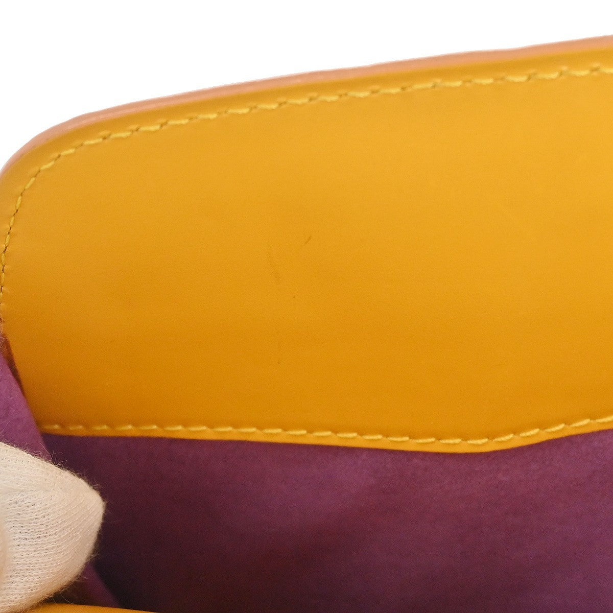 Louis Vuitton Pont Neuf Epi, Yellow, Leather, Handbag