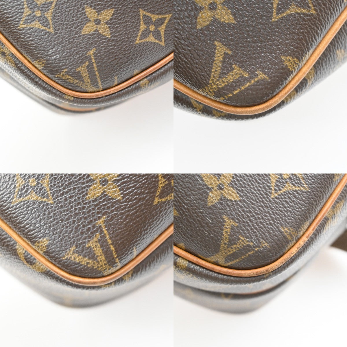 Louis Vuitton Reporter Monogram, Brown, Canvas, Shoulder Bag