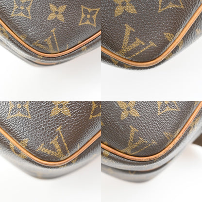 Louis Vuitton Reporter Monogram, Brown, Canvas, Shoulder Bag