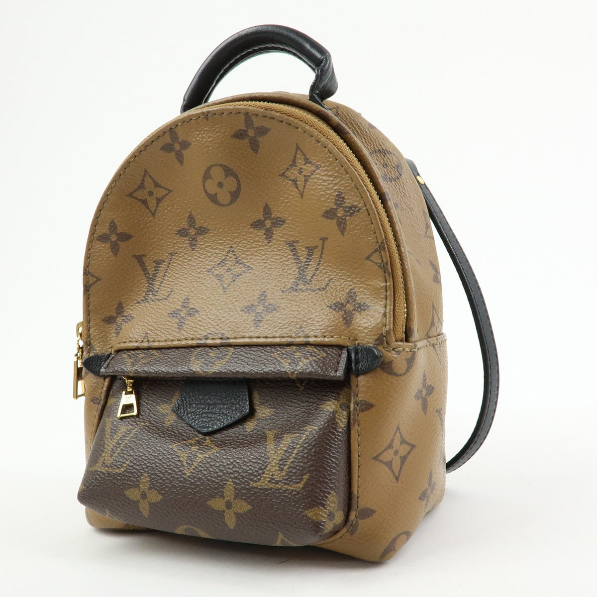 Louis Vuitton Palm Springs Reverse Monogram Canvas, Brown, Canvas, Backpack