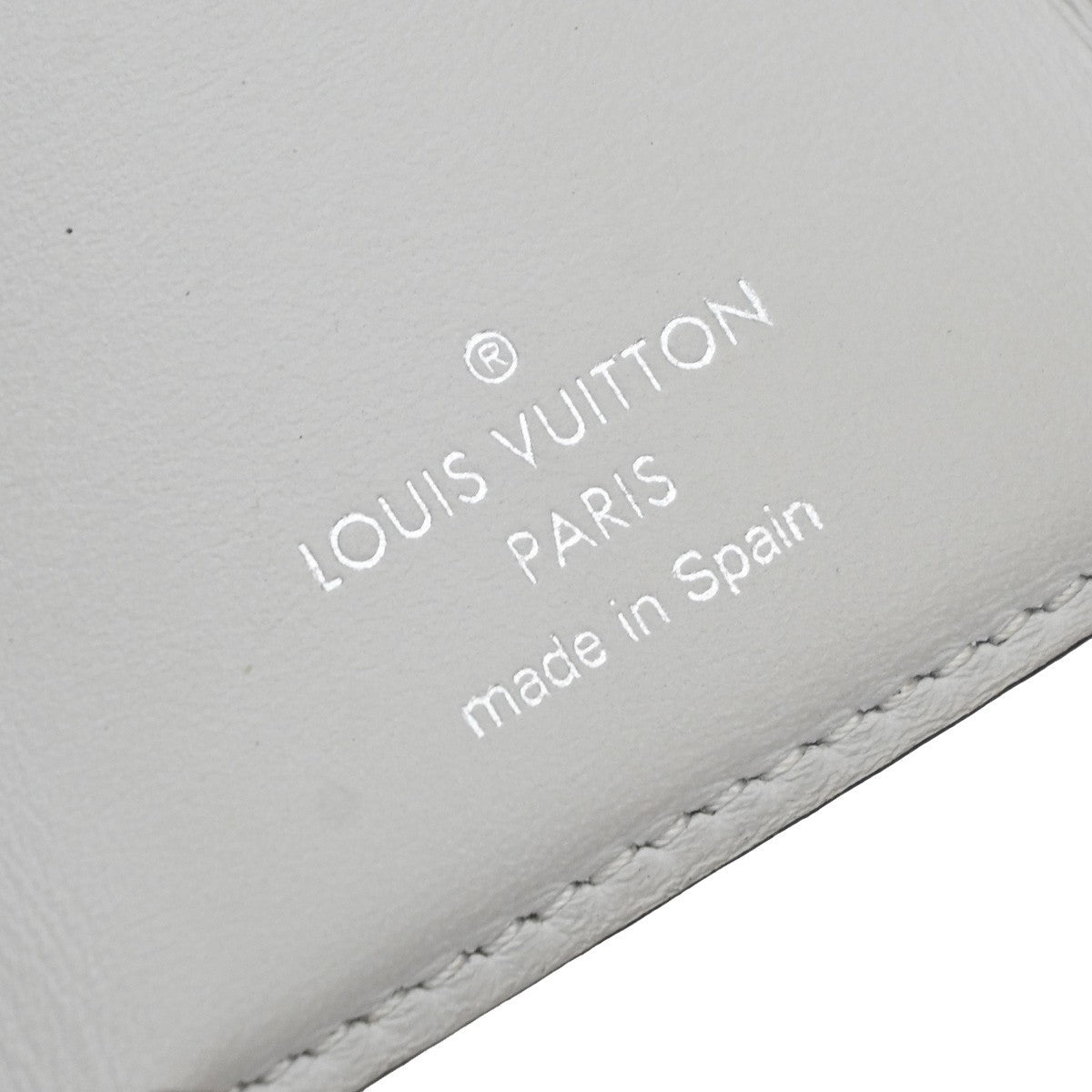 Louis Vuitton Discovery Monogram Taigarama, White, Leather, Wallet