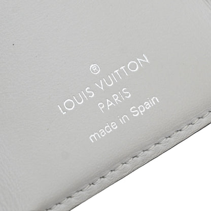 Louis Vuitton Discovery Monogram Taigarama, White, Leather, Wallet