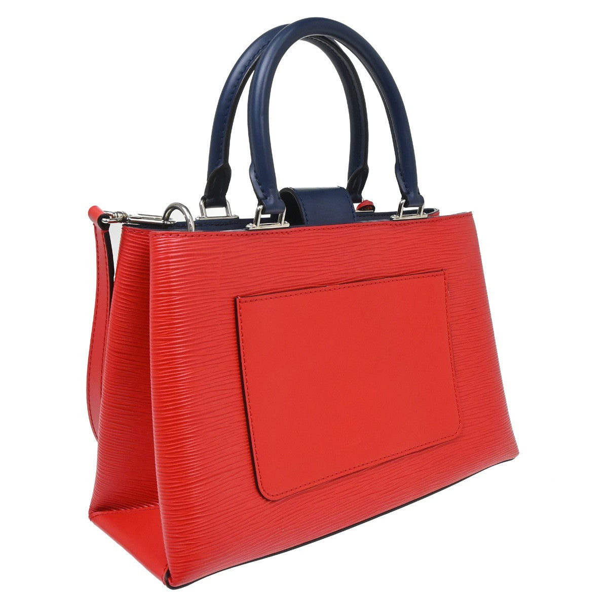 Louis Vuitton Kleber Epi Leather, Red, Leather, Handbag